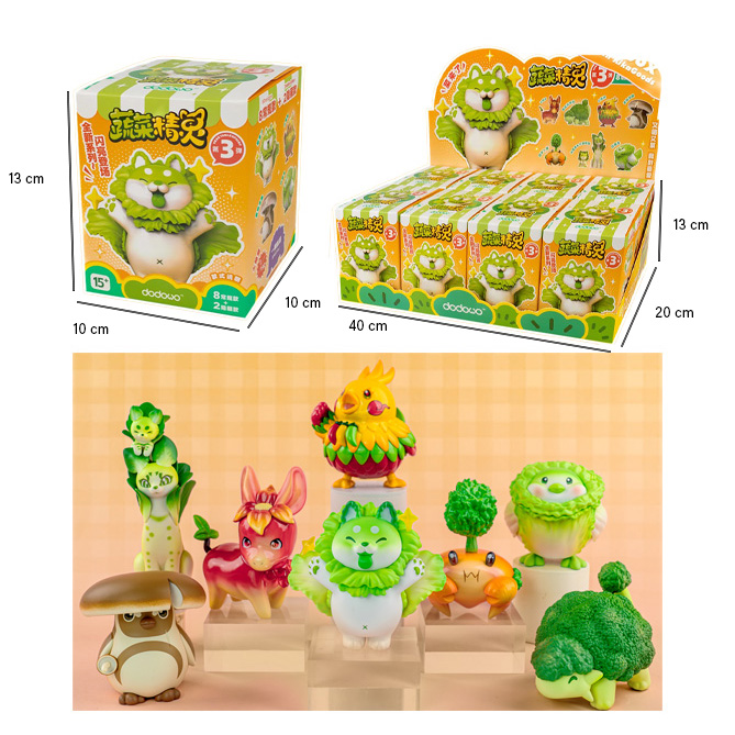 VEGETABLES Fairy 3rd cm Personaggini In blind box (xcm) In espo da 8pz 10ass…x8…x96